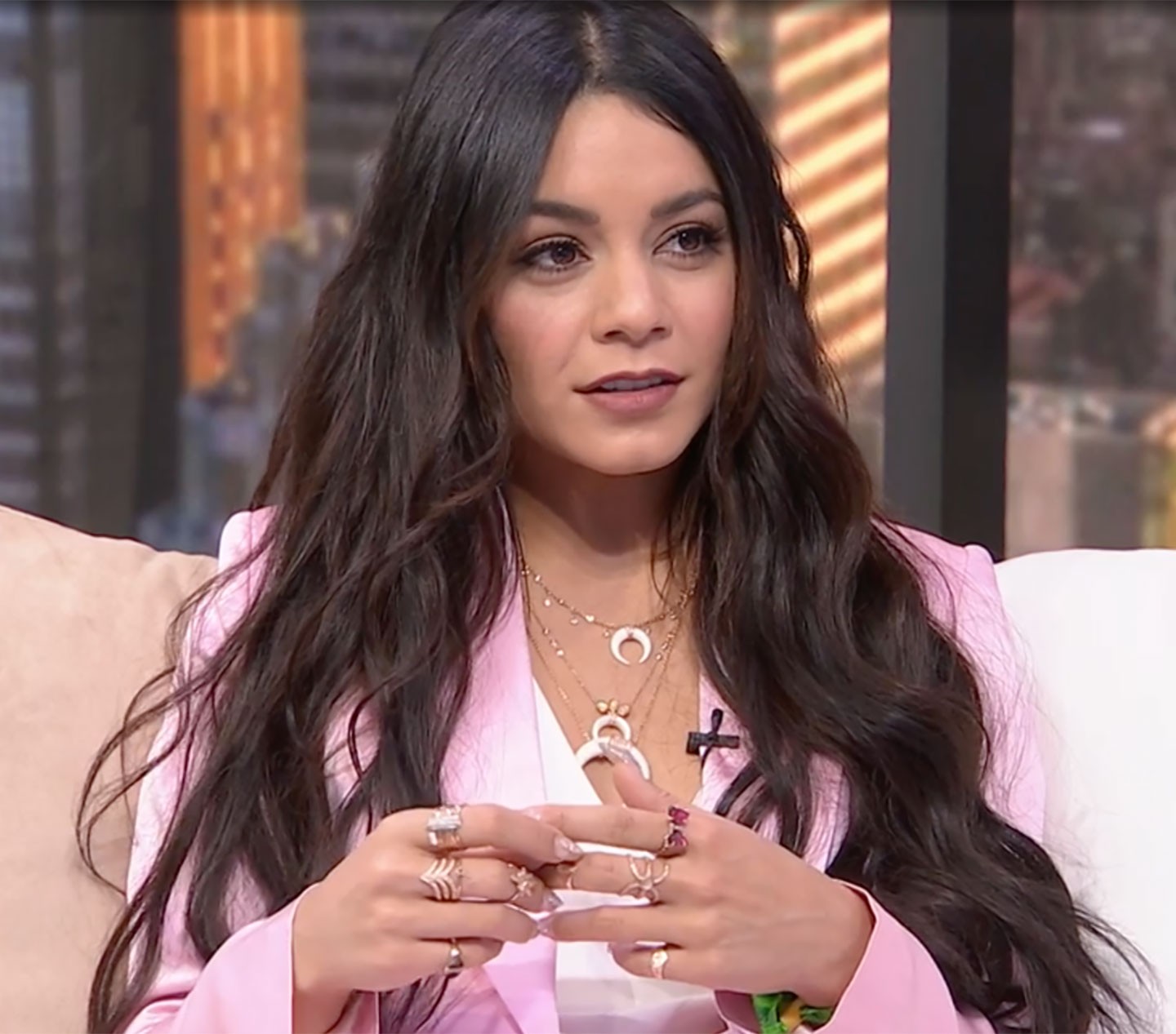 VANESSA HUDGENS - Press Tour in New York