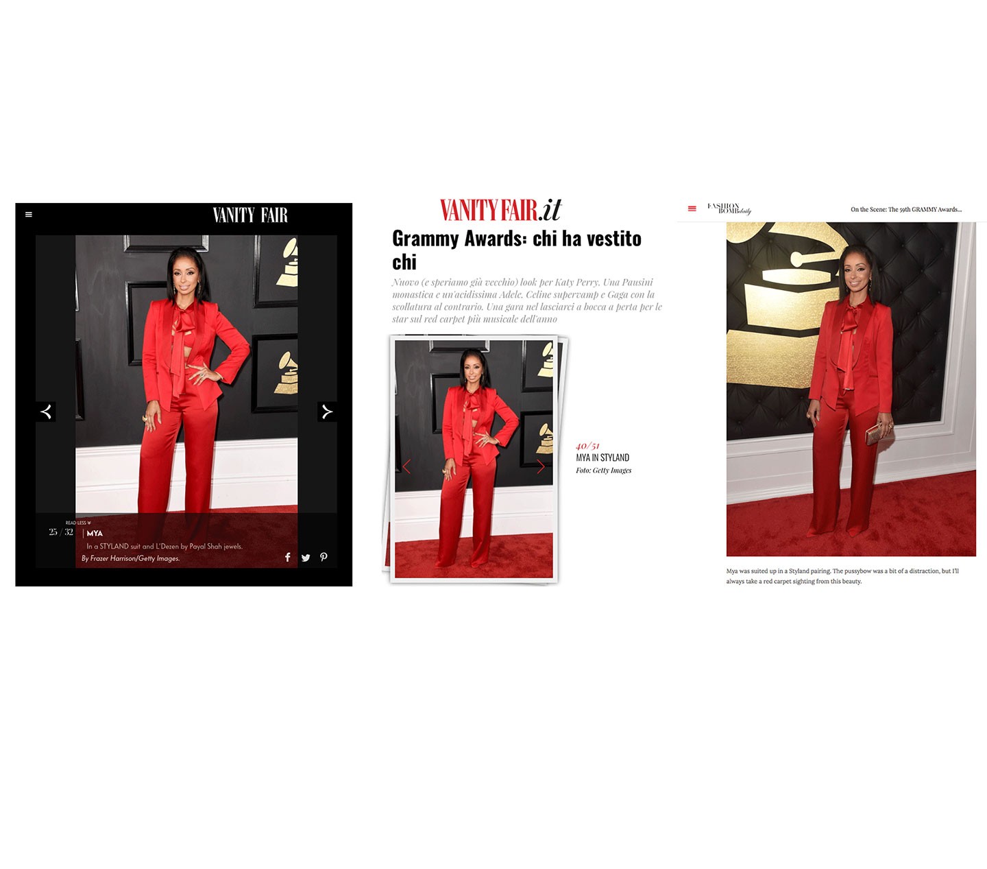 VANITY FAIR ITALY - MYA