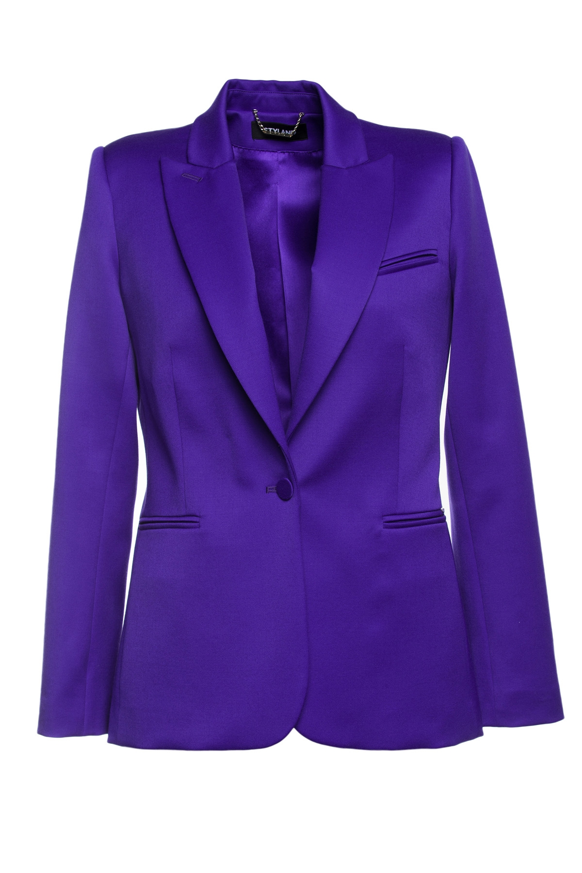 PURPLE JACKET WITH SILK LINING - STYLAND