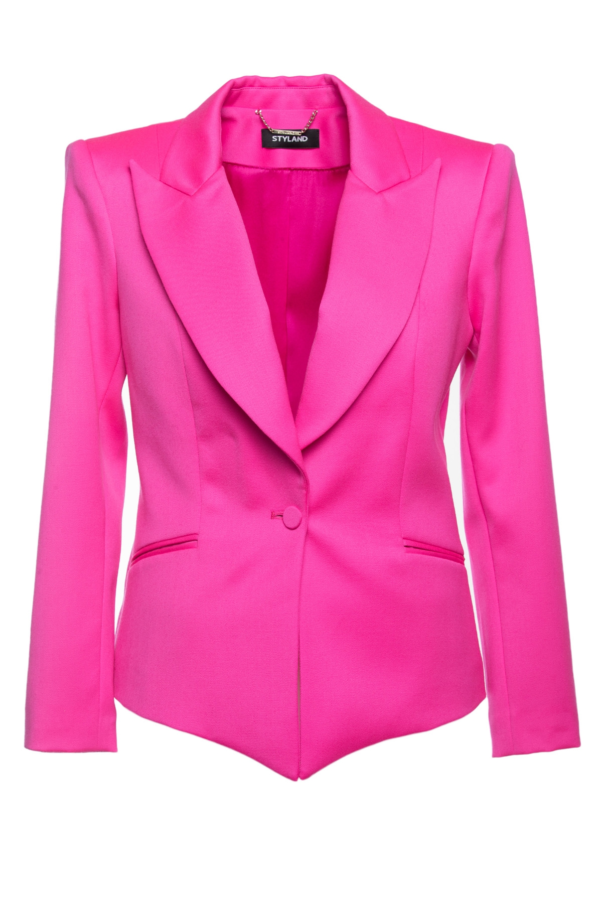 pink foam blazer