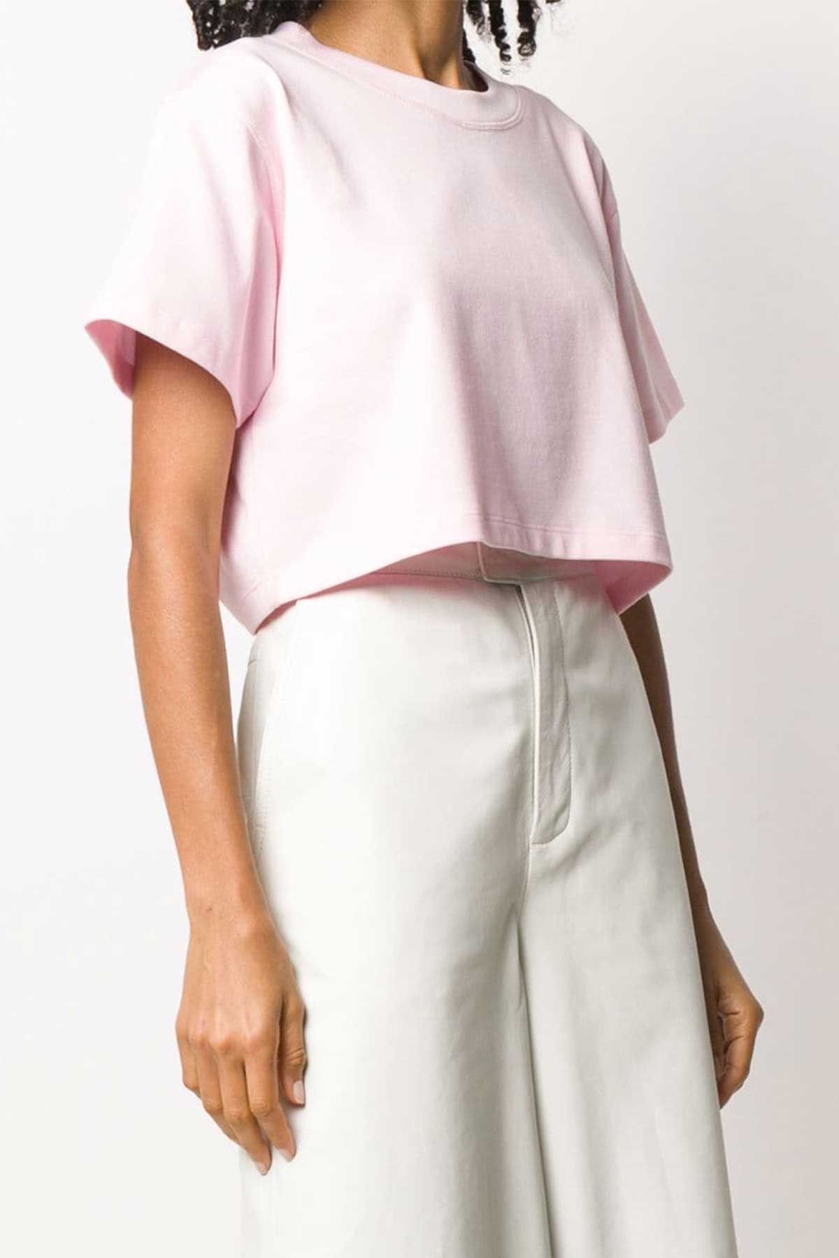CROPPED COTTON TSHIRT STYLAND