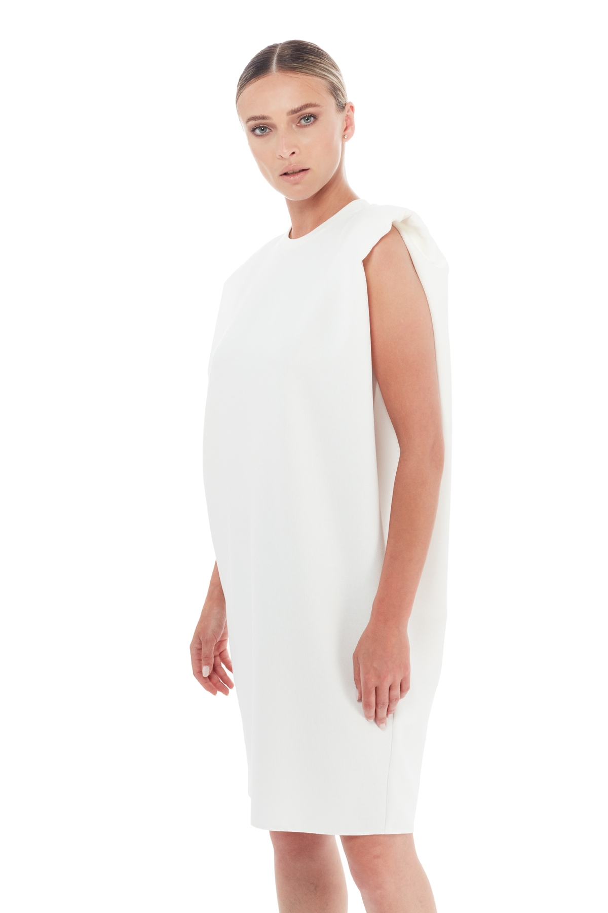 PADDEDSHOULDER DRESS STYLAND